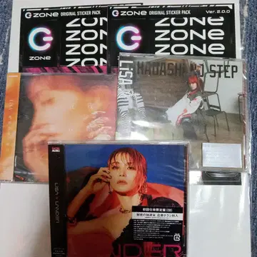 LiSA CD 3장 세트 ZONE 스티커 포함
