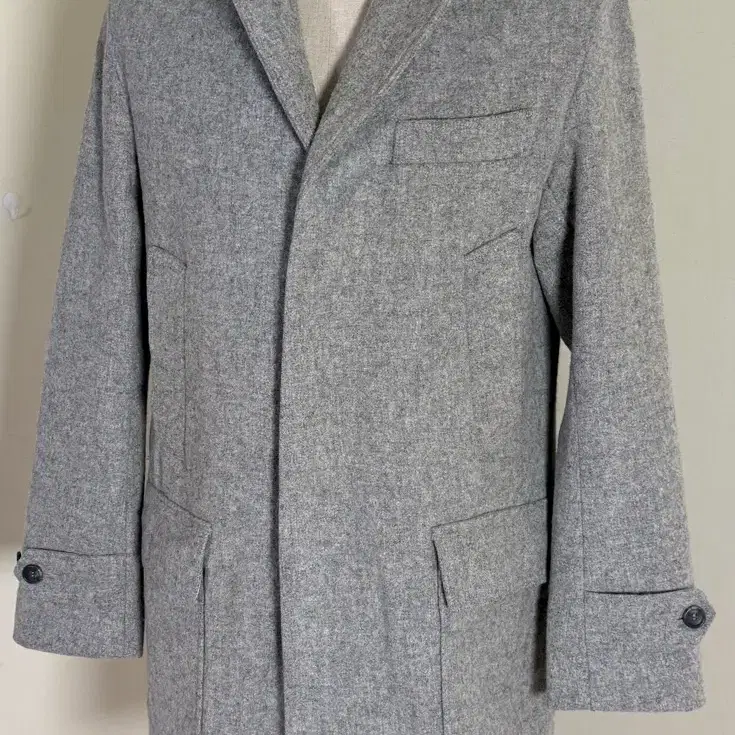 Engineered cotton satin drizzler coat size M #엔지니어드가먼츠