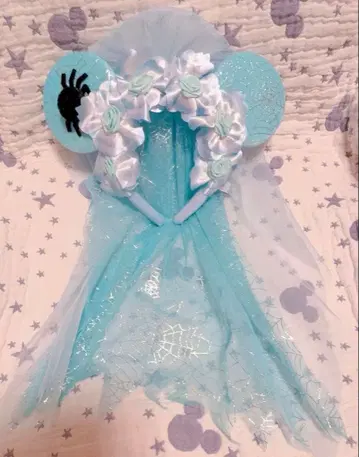 디즈니랜드 머리띠 신부 스푸부