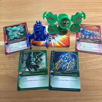 바쿠간 테러 크레스트 소닉 기어 2개 세트 카드 4장 포함