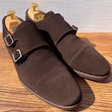 Berwick 버윅 더블 몽크 스트랩 26cm 브라운 가죽 신발