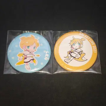 하츠네 미쿠 카가미네 렌 GALAXY LIVE 캔뱃지