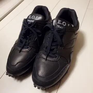 미스터 올리브 MR.OLIVE 스니커즈 남성용 천연 가죽 블랙 26.5