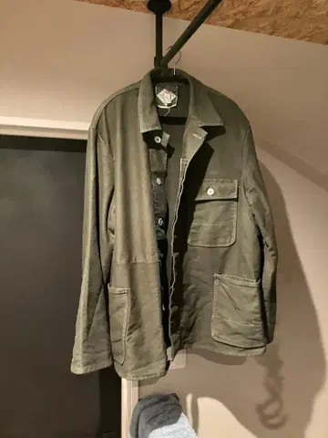 몰스킨 자켓 카키 커버올 프렌치 워크 54