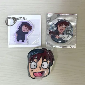 닌타마 란타로 도이 한스케 체험전 키링 스퀘어 파우치 가챠가챠