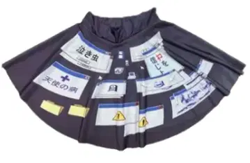 서브컬쳐 천사계 패션 미니 스커트