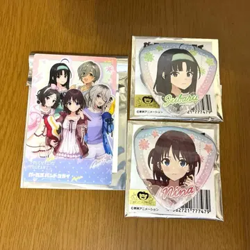 걸즈 밴드 크라이 애니메이트 캔뱃지 클리어 카드 세트 니나 스바루