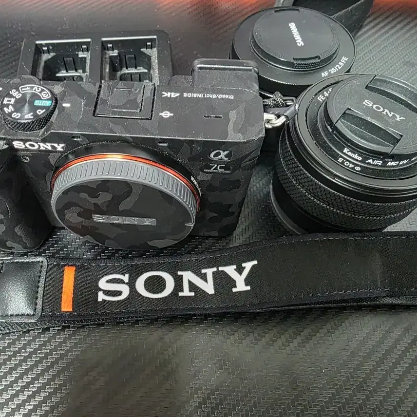 소니 A7C 카메라 풀세트 35mm삼양렌즈 +2860번들렌즈