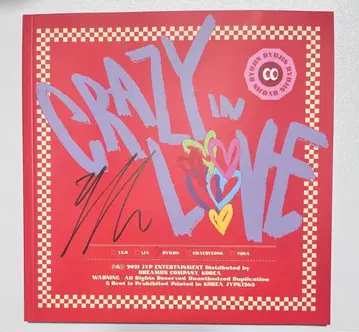 ITZY CRAZY IN LOVE 류진 사인 앨범 소책자