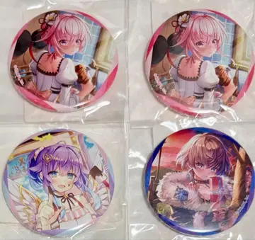 DMM 스크래치 화이트 고양이 프로젝트 발렌타인 캔뱃지 루카 요나 에리스