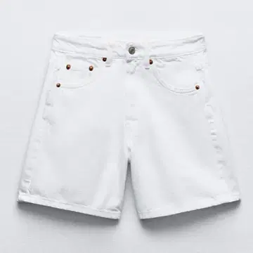 ZARA TRF 미드 라이즈 데님 버뮤다 팬츠 EU44 17호