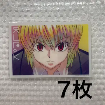 HUNTER x HUNTER 클리어 카드 크라피카 7장