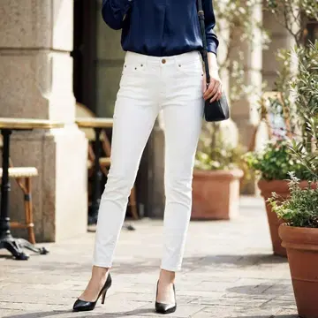 G8658*PLST 플라스테 캐주얼 팬츠 흰색 화이트 24