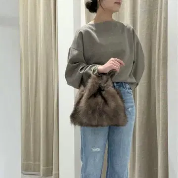 [ 24AW ] Plage 플라주 색소니 블라우스 브라운 모100%