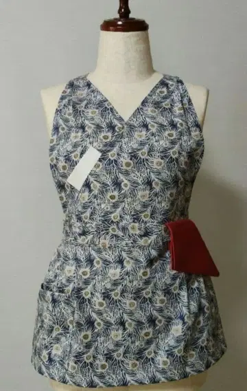 다도 연습복 핸드메이드 리버티 프린트