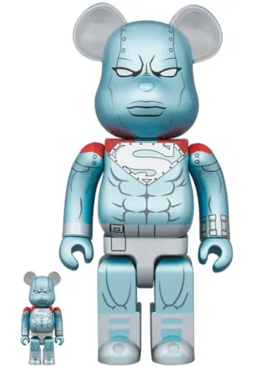 BE@RBRICK x THE RETURN OF SUPERMAN STEEL