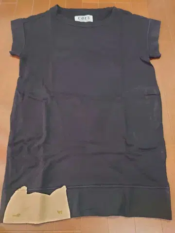 [새상품급] cat's TSUMORI CHISATO 블랙 튜닉 원피스