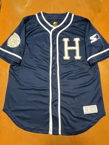 HUFDBC 네이비 베이스볼 셔츠
