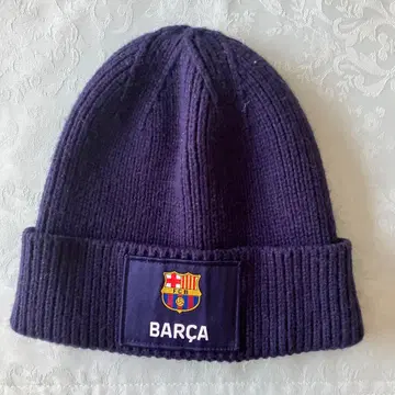 [ 바르셀로나 공식 샵 구매 ] FC Barcelona 니트 모자 네이비