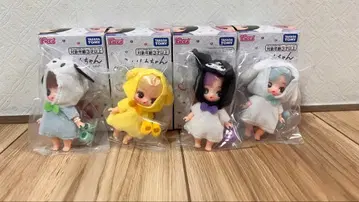 푸치 리카짱 산리오 시나모롤 폼폼푸딩 쿠로미 등 4개 세트