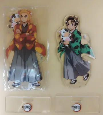 귀멸 렌고쿠 쿄쥬로 & 카마도 탄지로 소띠 아크릴 스탠드 묶음 판매