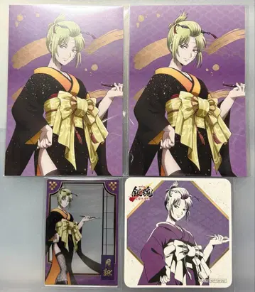 은혼 봄의 느긋한 여행 특전 엽서 사진풍 클리어 카드 코스터 츠쿠요