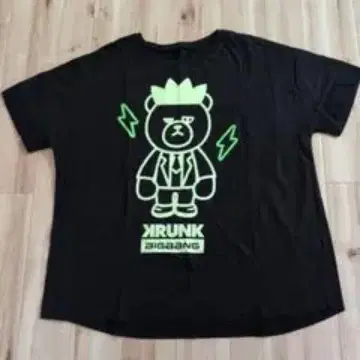 BIGBANG KRUNK 티셔츠 블랙 T.O.P top