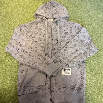 리락쿠마 키이로이토리 그레이 후드티 M 사이즈