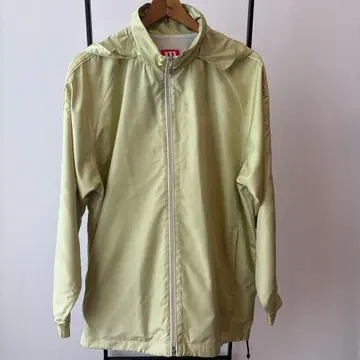 Wilson 라이트 그린 우비 바람막이 후드티 여성용 L