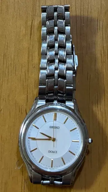 SEIKO 돌체 아날로그 쿼츠 손목시계 실버 [정크제품]
