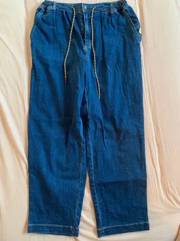 gym master 10oz 스트레치 데님/카츠라기 투 턱 팬츠 L