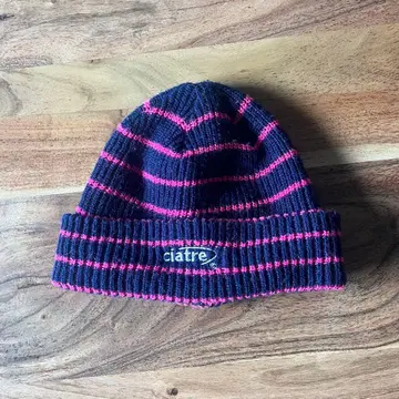 ciatre 스트라이프 니트 모자