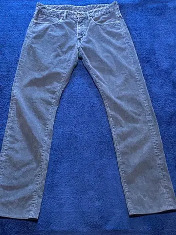 새상품급 INCOTEX 인코텍스/코듀로이/유즈드 가공/그레이 네이비