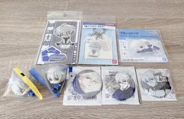 블루 록 나기 세이시로 묶음 판매 아크릴 스탠드 피규어 마스코트 캔뱃지