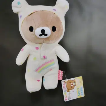 san-x 산엑스 해피 레인보우 모으는 봉제 인형 리락쿠마