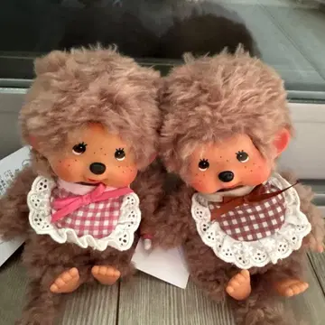 복슬복슬 스위트 브라운 몽치치 핑크 세트