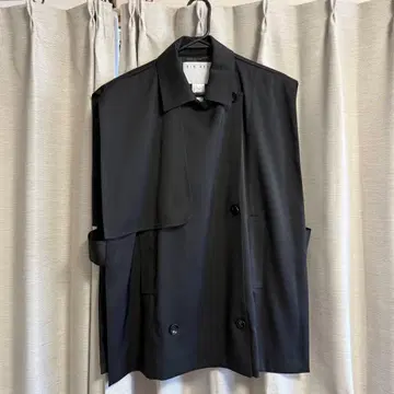 RIM.ARK 림아크 트렌치 디테일 베스트 프리 사이즈