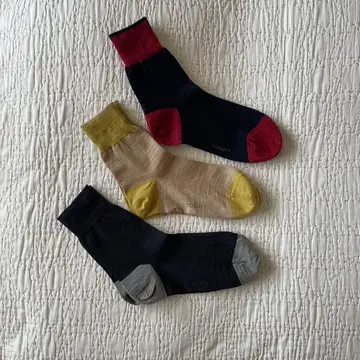 SUSURI 울 혼방 삭스 양말 3족 세트