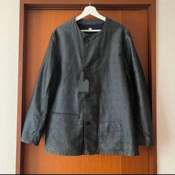 OUTIL 베스트 안치라 마나 노카라 자켓 스트라이프