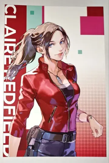 바이오하자드 클레어 엽서 특전 캡콤 스토어 미타 치세