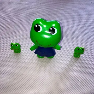 케로짱 코로짱. 소프트 비닐 인형.