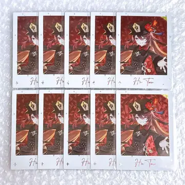 원신 fes 폴라로이드 카드 호두 10장 세트