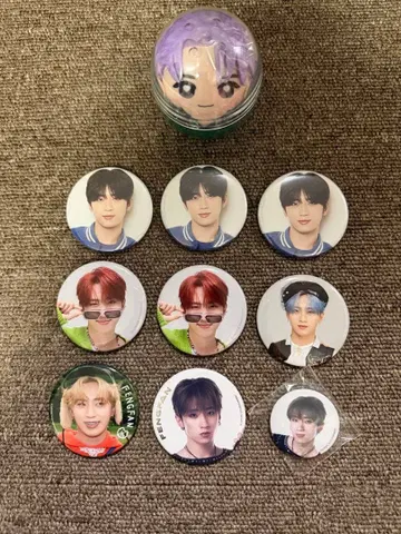 INI 컵 프렌즈 캔 배지 허풍범