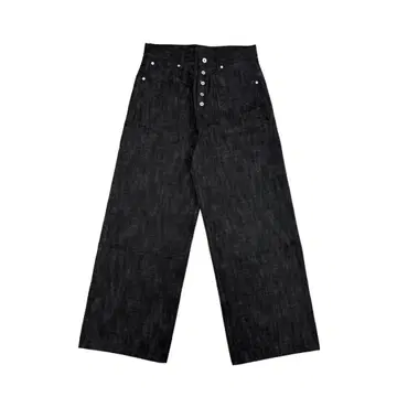 9/s project BUTTON FLY DENIM - BLACK