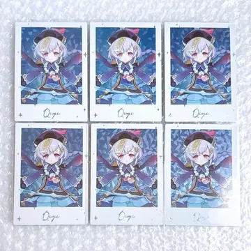 원신 페스 폴라로이드 카드 칠칠 6장 세트