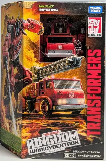 타카라토미 킹덤 오토봇 인페르노 KD10