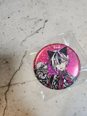 악마 집사와 검은 고양이 아쿠네코 난자타운 캔뱃지 벨리안