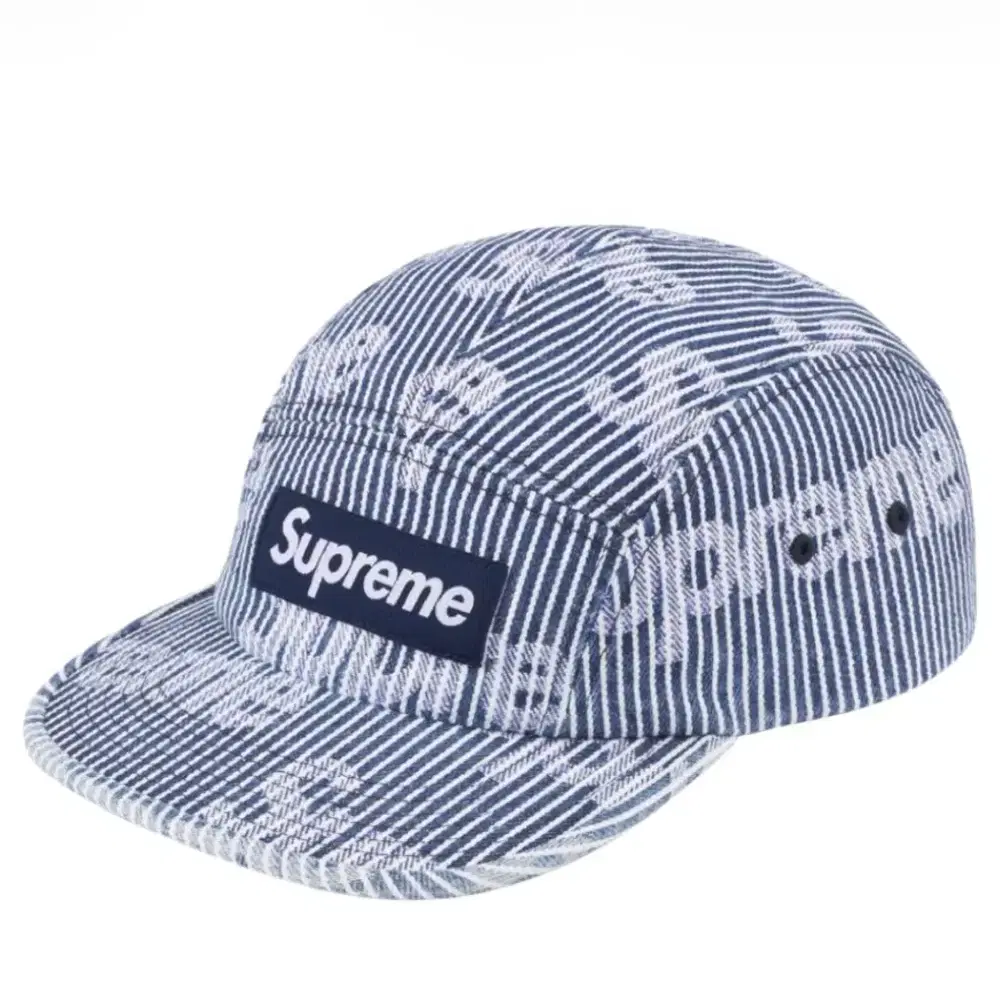 Supreme Punched Denim Camp Cap Black - 23FW on Bunjang Global Site.