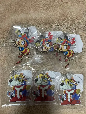 새상품, 미개봉 쇼와 레트로 타츠노코 프로 키링 6개 세트