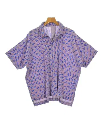 옴므 플리세 캐주얼 셔츠 남성용